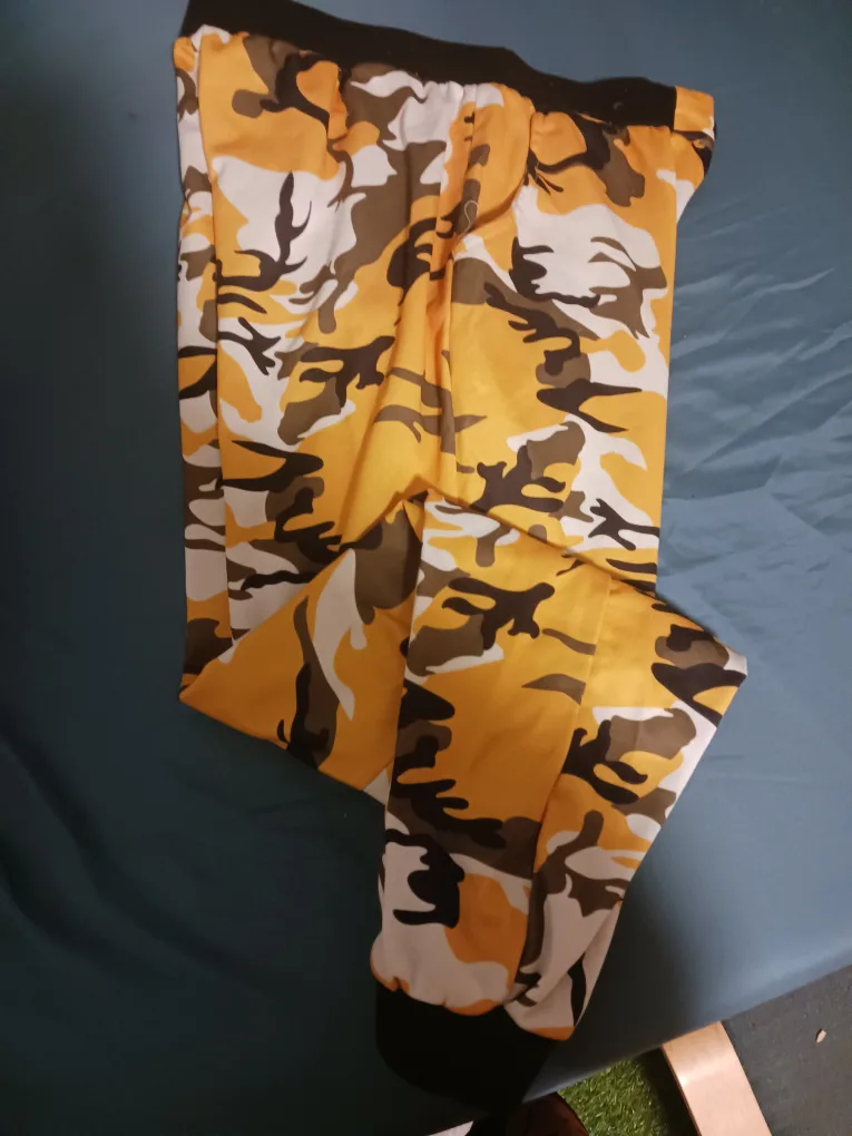 Yellow Camo Joggers thumbnail
