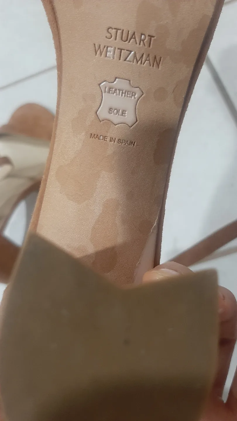 Stuart Weitzman Brown Leather Heels image indicator(3)