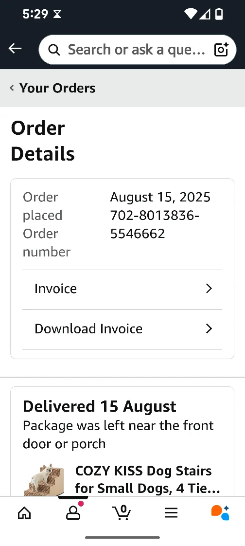 Small dog/cat stairs image indicator(7)