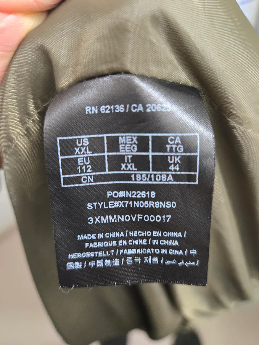 Guess Los Angeles Bomber Jacket XXL image indicator(3)
