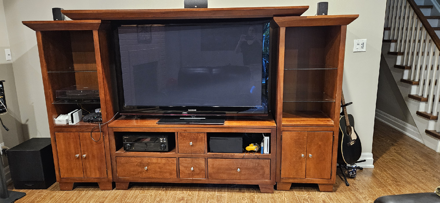 Riverside Wood Entertainment Center - photo 2