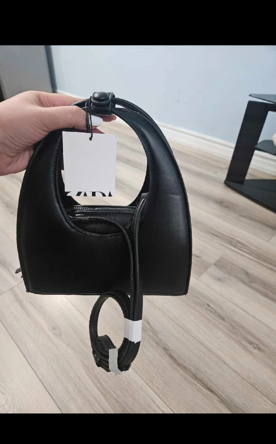 Zara Black Mini Handbag - New with Tags! thumbnail