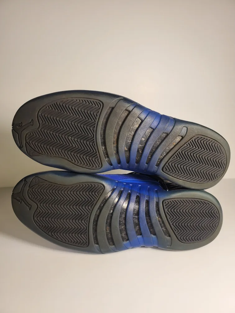 Men’s Jordan 12 Retro Black Game Royal 130690-014 Size 11.5 image indicator(4)