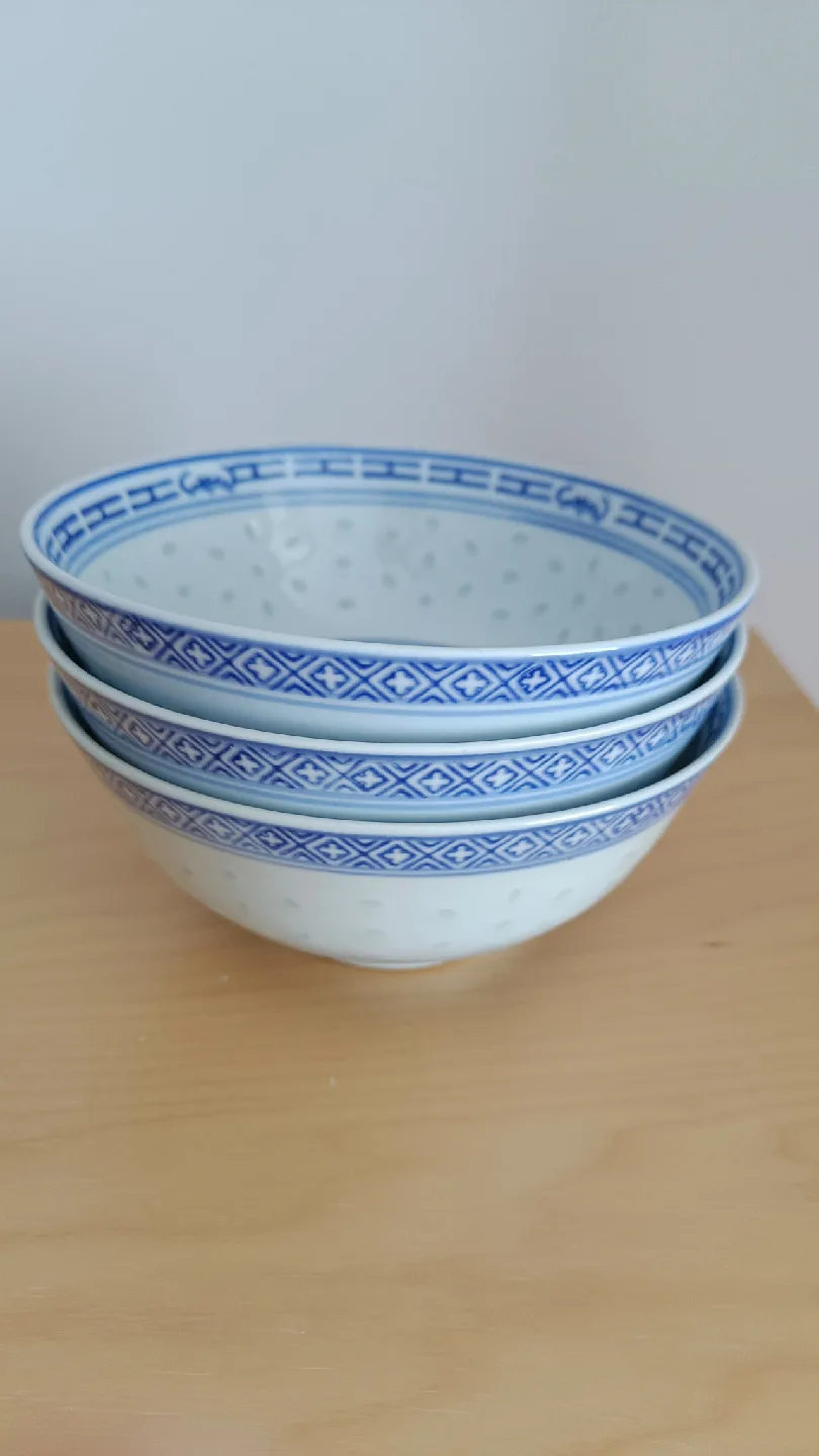 Porcelain Bowls (Set of 3) 🥕 thumbnail