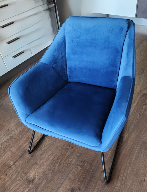 Structube Rainer Armchair in Dark Blue - photo 2