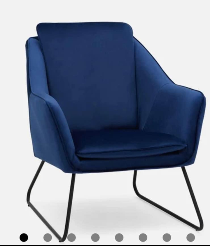 Structube Rainer Armchair in Dark Blue - photo 3