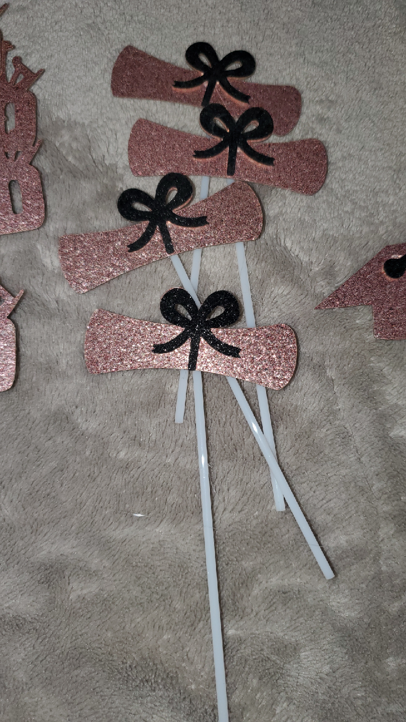 Graduation Cupcake Toppers - photo 3