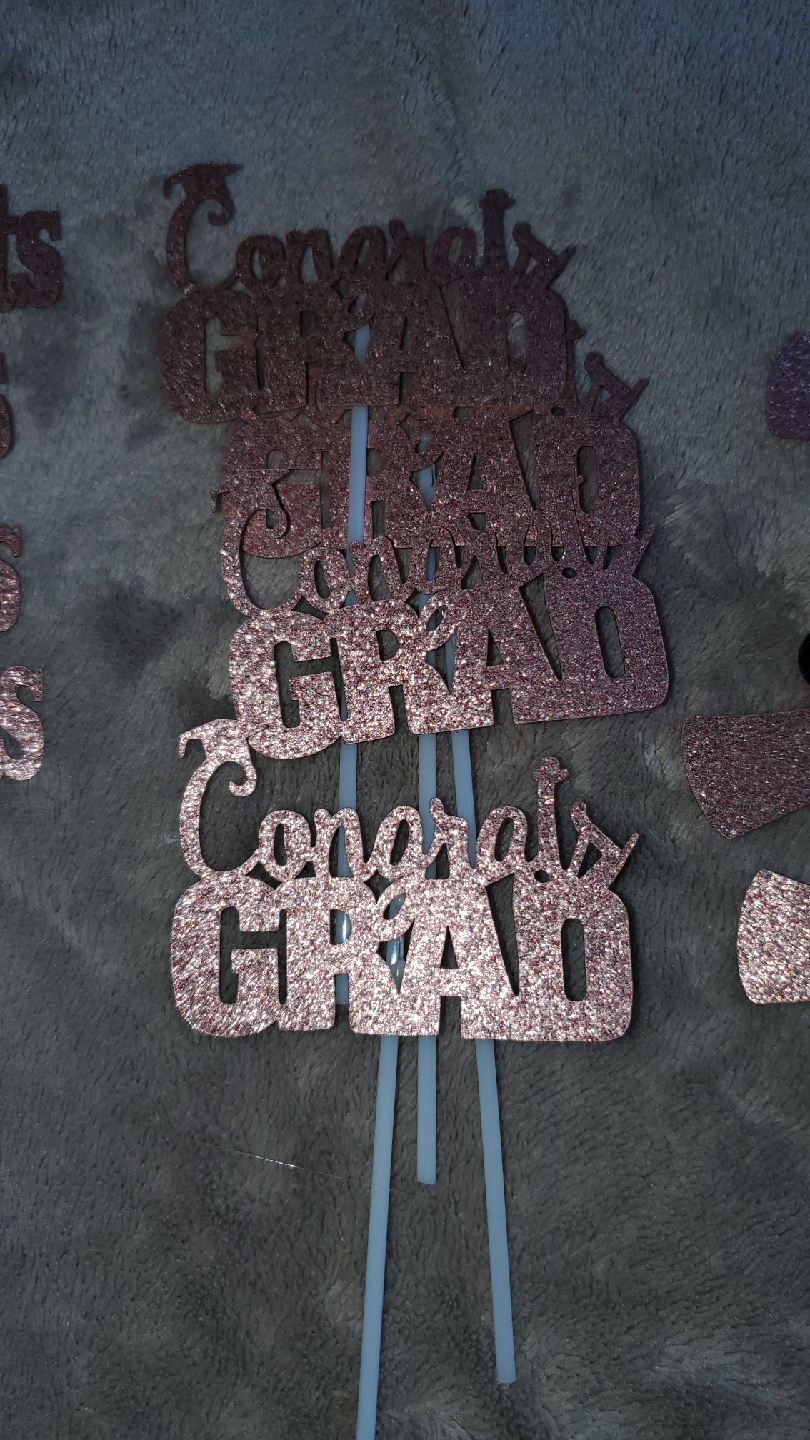 Graduation Cupcake Toppers - photo 4