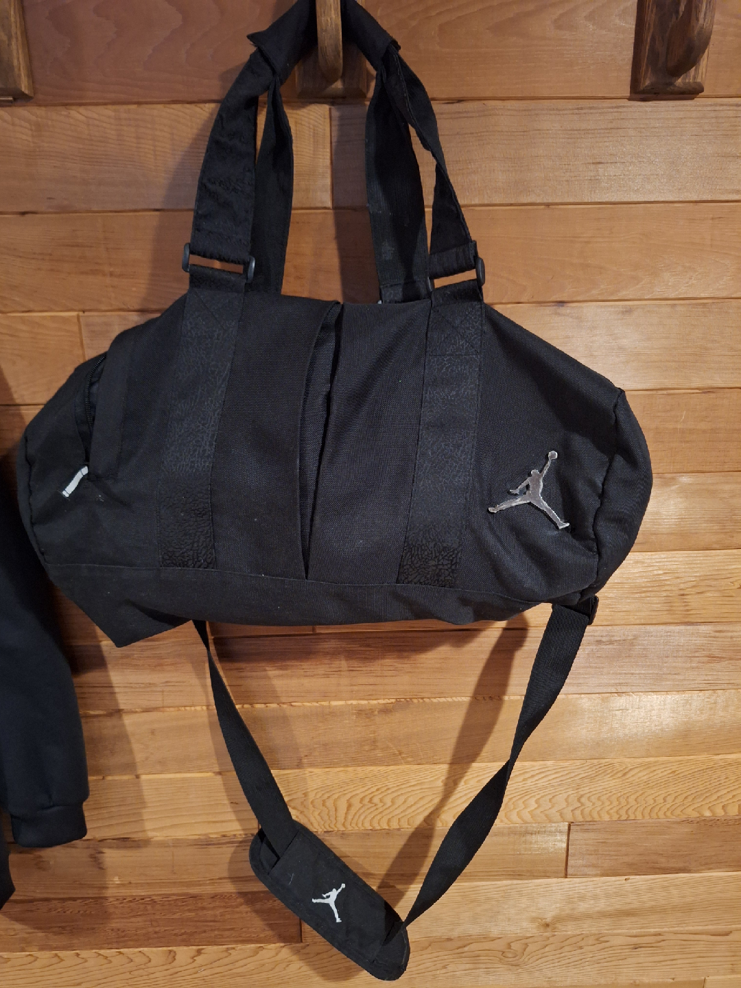 Jordan Black Duffle Bag