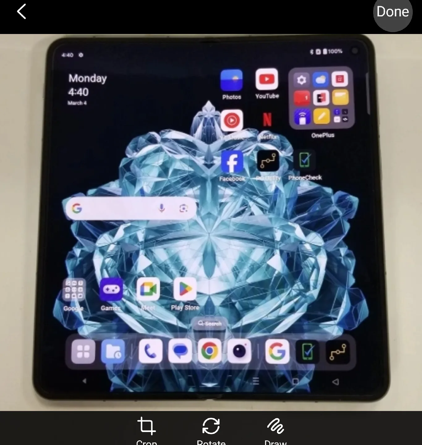 one plus fold phone thumbnail