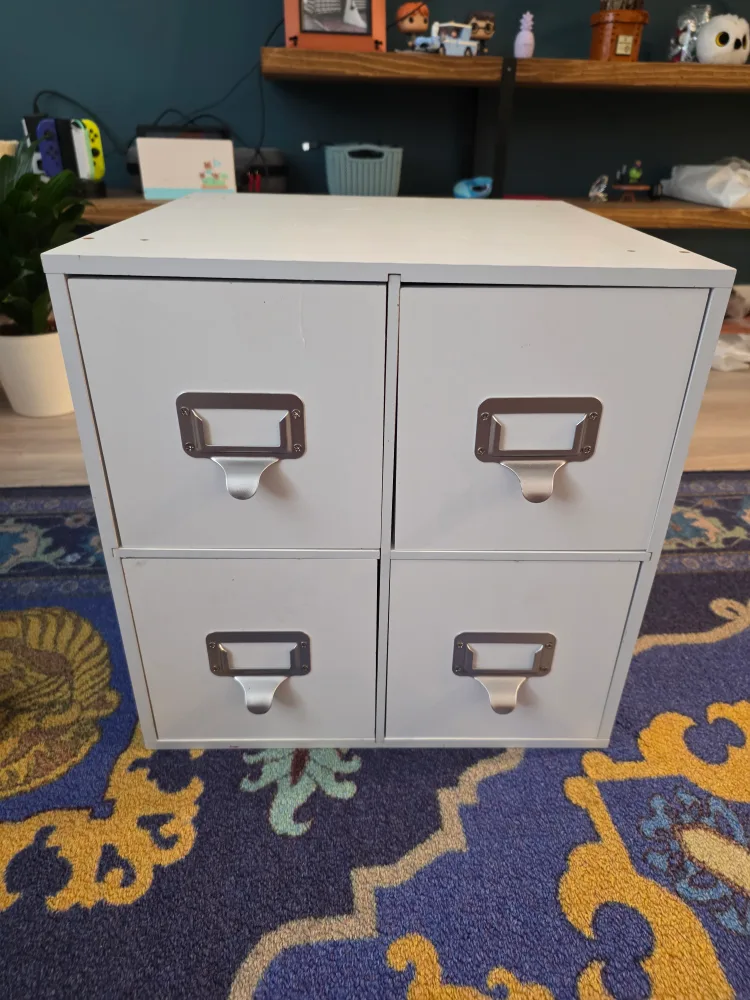 White 4-Drawer Art Cabinet thumbnail
