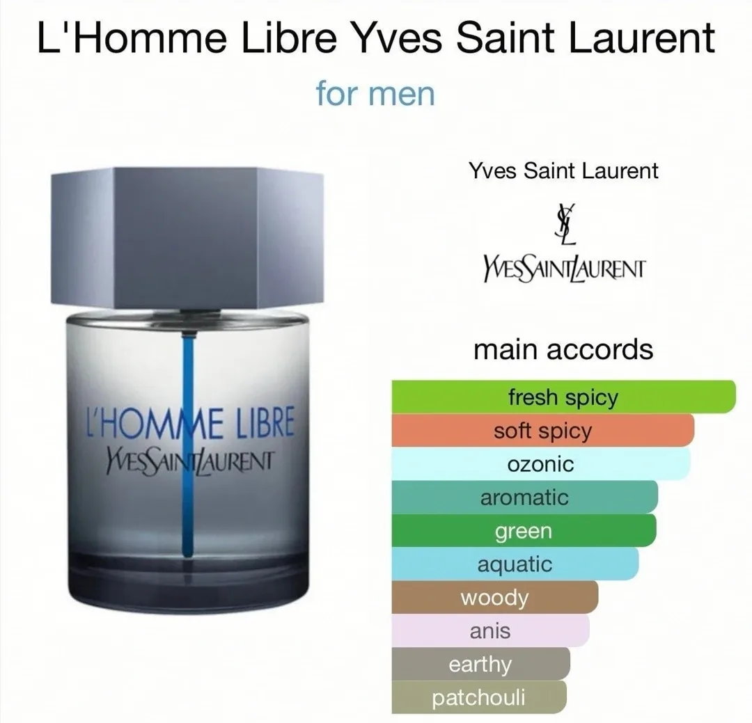 Yves Saint Laurent L'homme Libre ~Vintage cologne Fragrance image indicator(5)