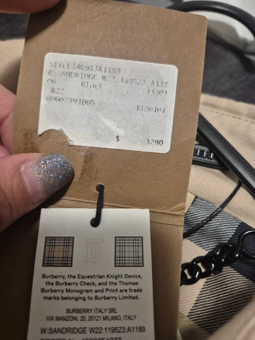 Burberry Sandridge Trench Coat, Size US 6 image indicator(2)