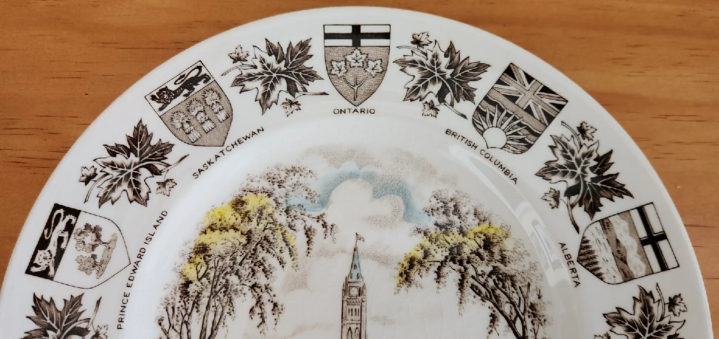 Canadian Houses of Parliament Decorative Plate image indicator(2)