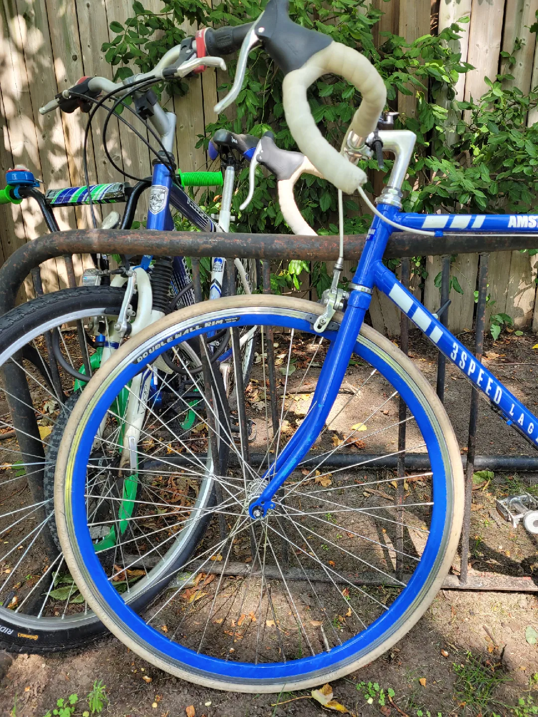 Blue Amsterdam 3 Speed Lager Bike-special edition image indicator(3)