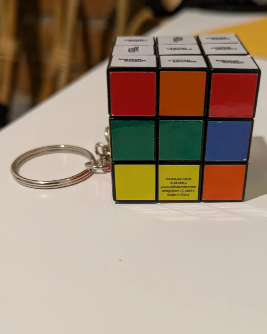 Rubik's Cube Keychain thumbnail