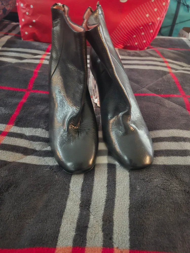 Acne Studios Vera Clear Heel Booties - Size 6 thumbnail