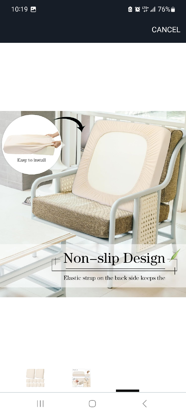 Newwiee Beige Sofa Cushion Covers (20-27 Inch) - photo 5