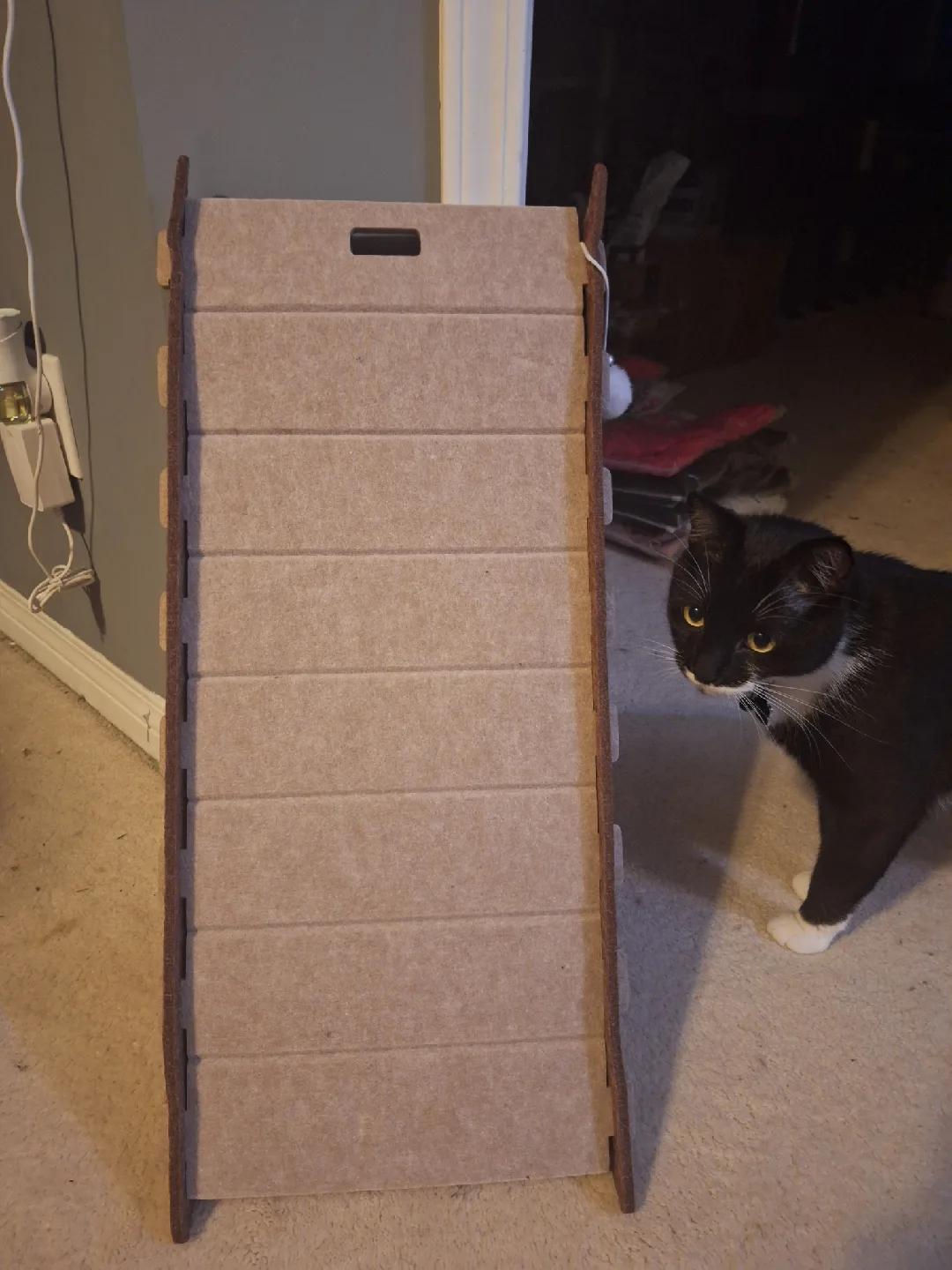 NEW Felt Cat Scratcher Ramp image indicator(2)