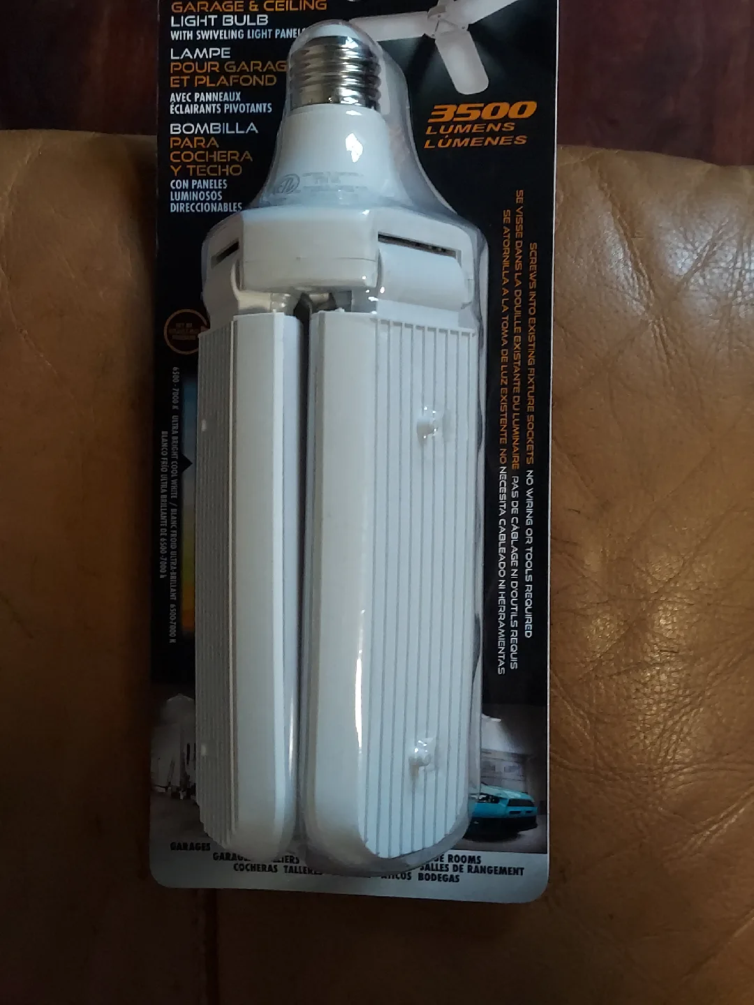 Garage Ceiling Light Bulb - 3500 Lumens thumbnail