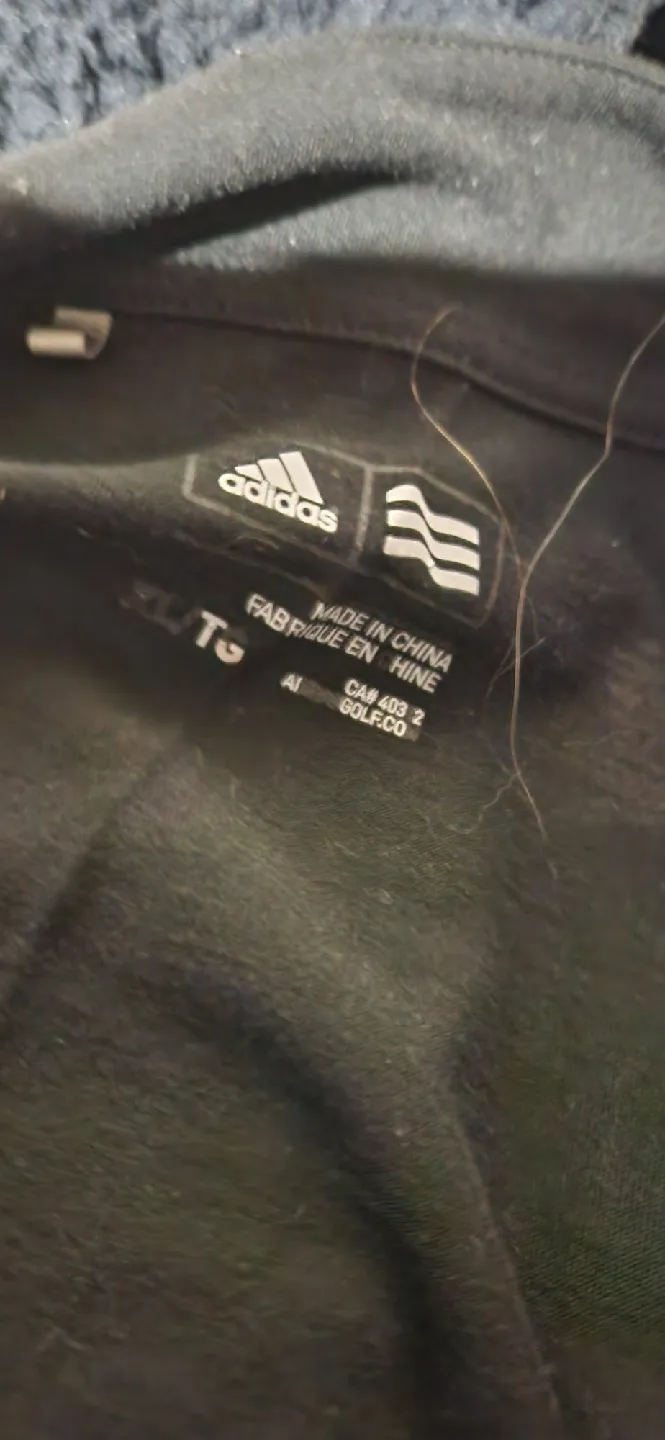 Adidas Golf Black XL Polo Shirt🥕 thumbnail