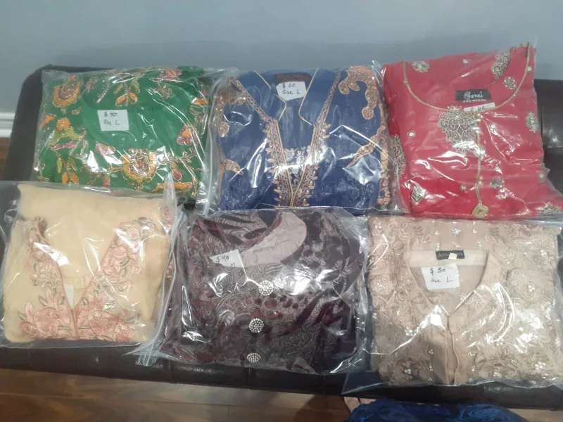 Women's Salwar Kameez Suits, Size L image indicator(4)