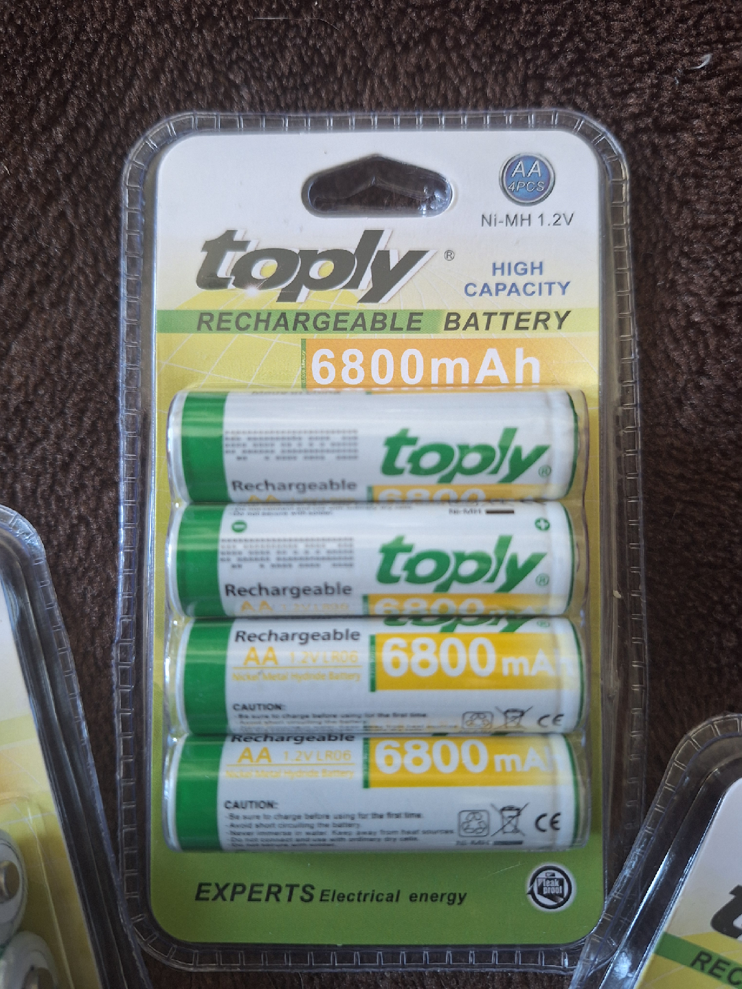 NEW Toply 6800mAh AA Rechargeable Batteries 🔋 - photo 2