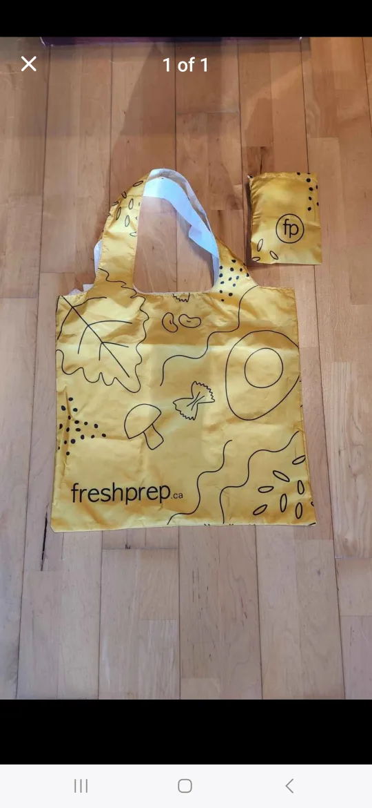Fresh Prep Yellow Foldable Recycle Bags thumbnail