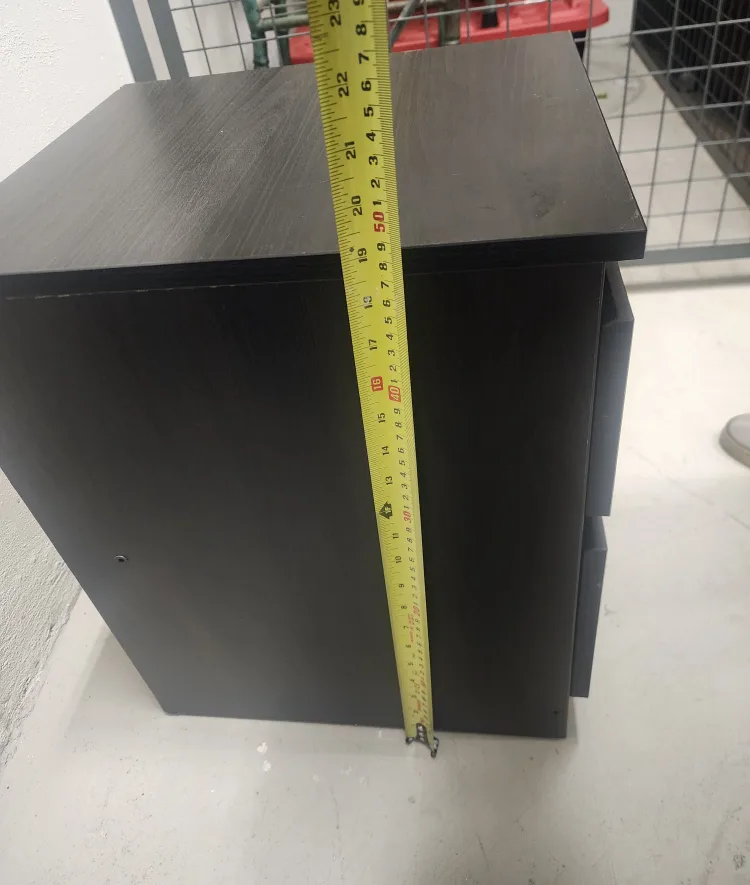 IKEA Malm Black-Brown Nightstand image indicator(6)