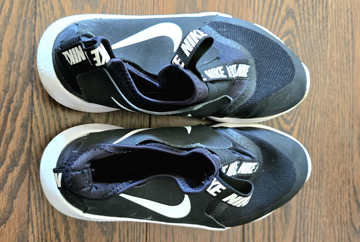 Nike Flex Advance Black/White Kids Shoes - Size 6Y - photo 3