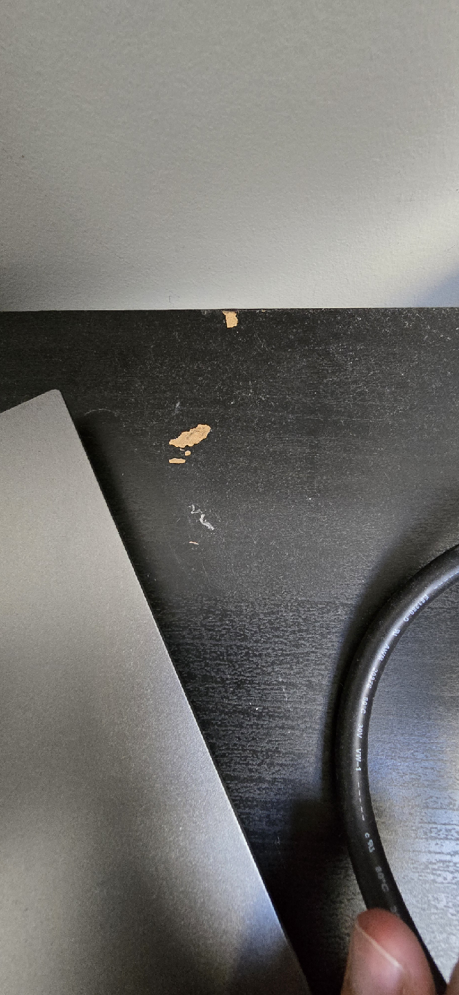 Black Desk with Drawer - photo 3