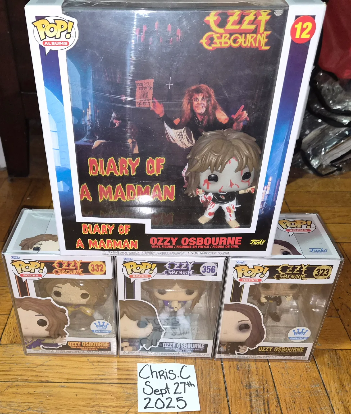 Ozzy Osbourne Funko Pop lot thumbnail