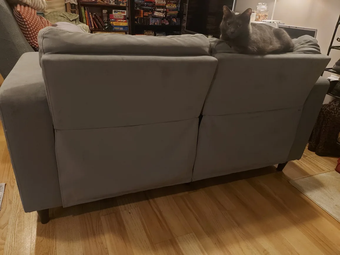 Grey Loveseat Sofa image indicator(5)