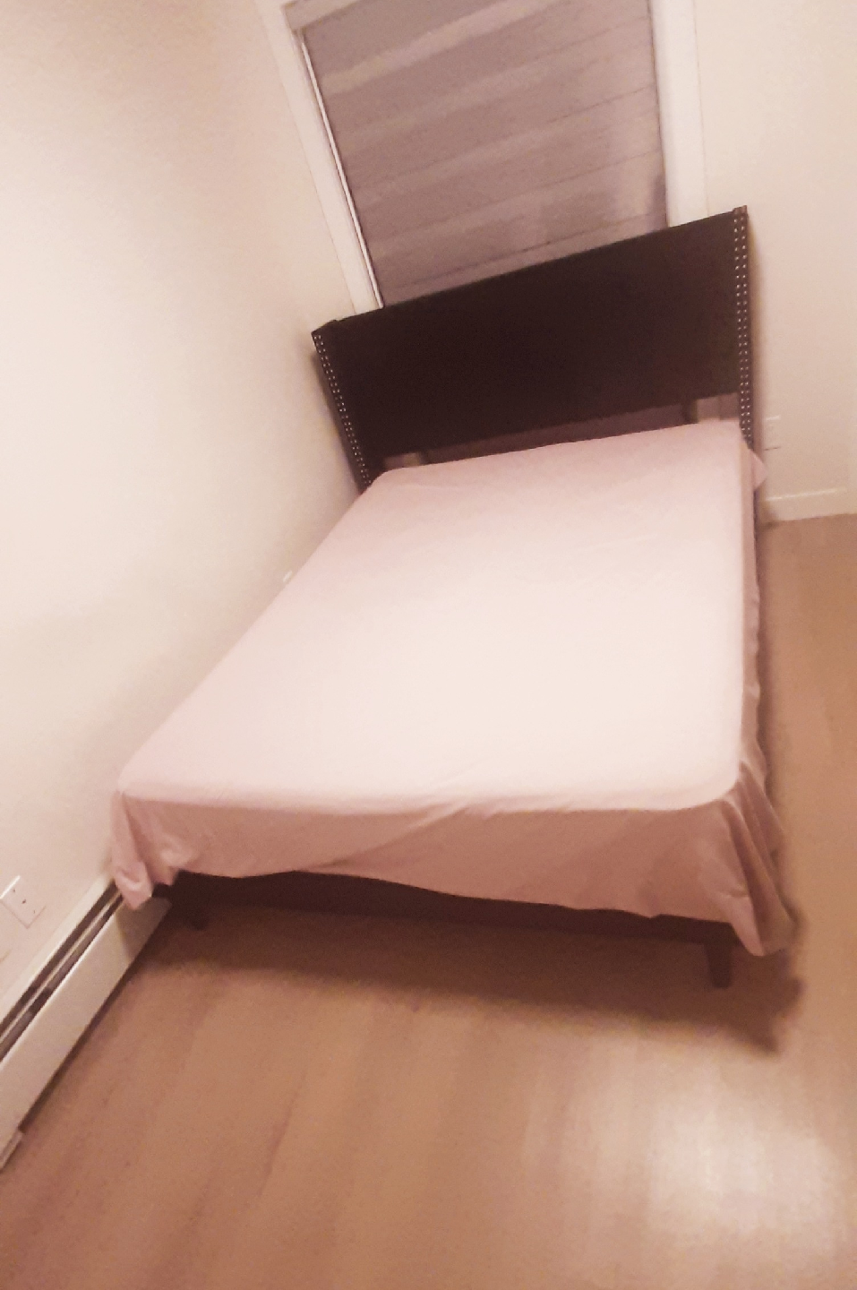 Upholstered Bed Frame with Headboard and Mattress - photo 2