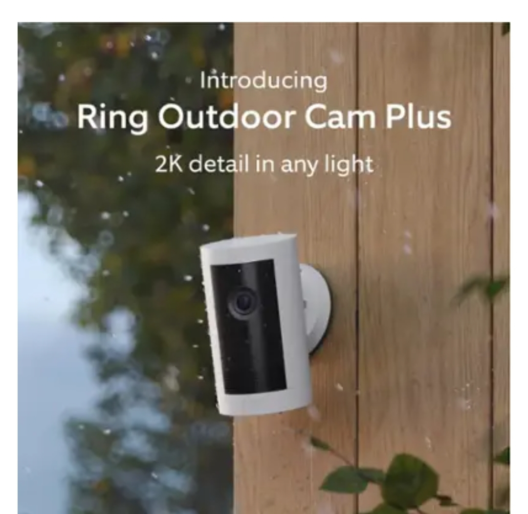 Ring Outdoor Cam Plus 2K Security Camera - photo 2