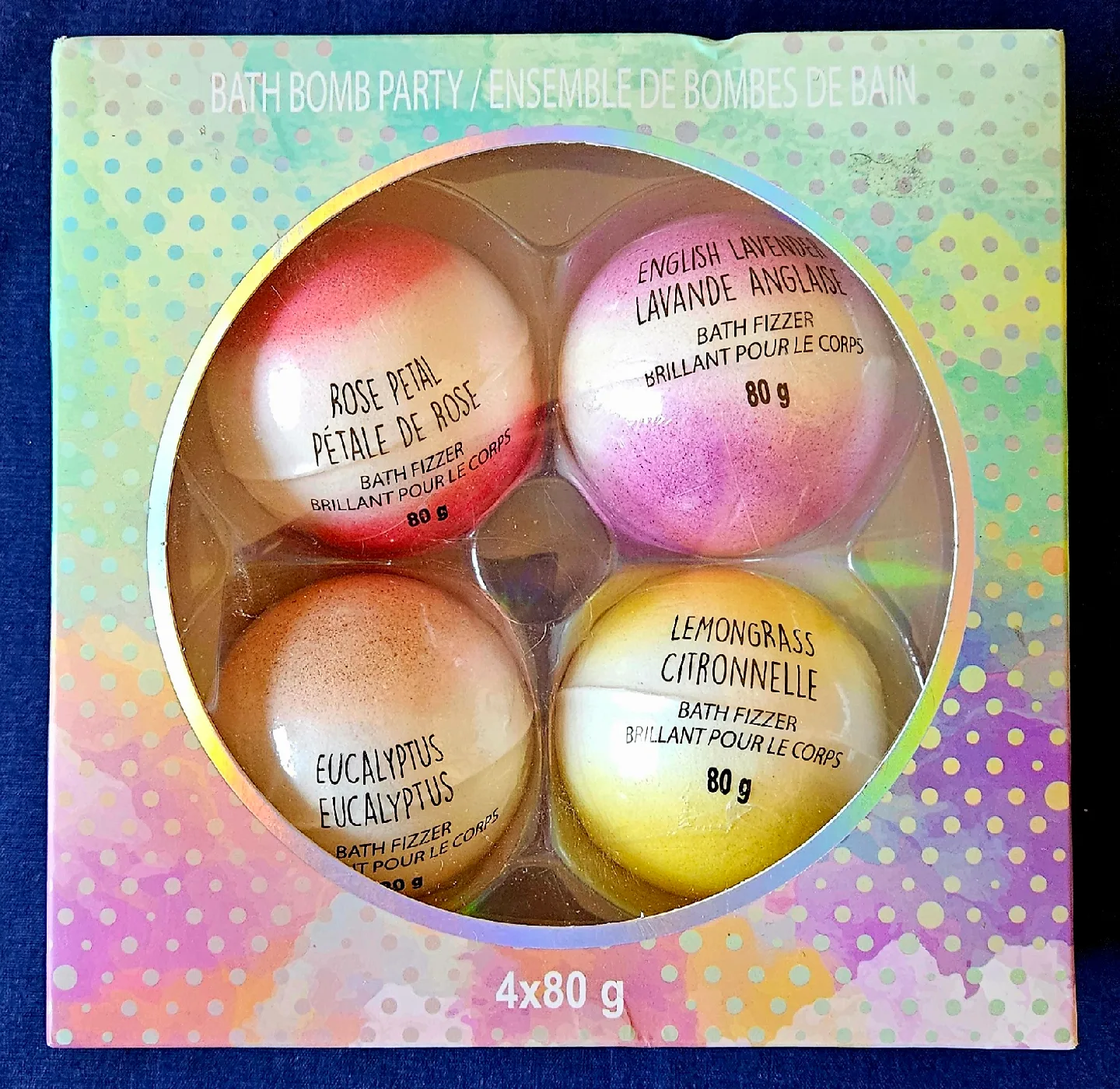 Bath Bomb Party Set - 4 x 80g ✨️ thumbnail