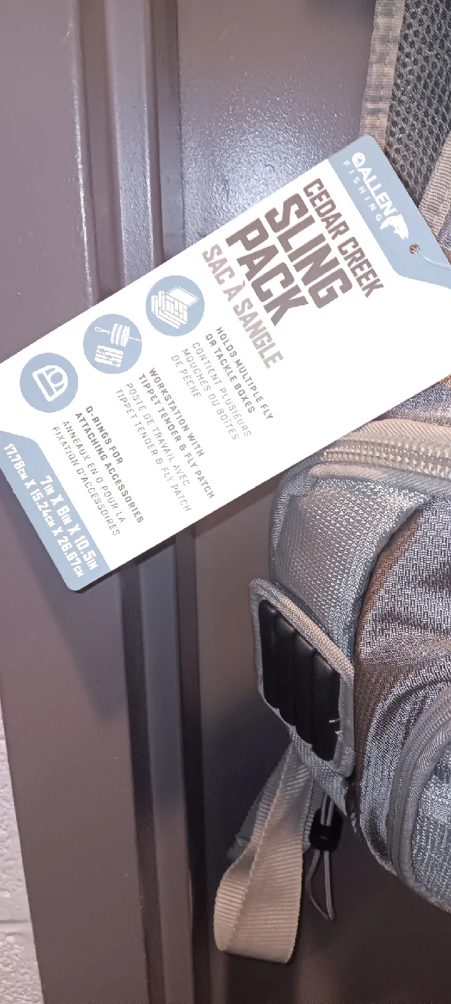 Allen Cedar Creek Sling Pack - Fishing Bag image indicator(5)