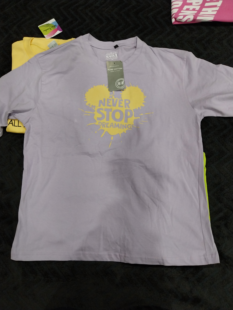 Assorted Graphic T-Shirts - Panda, Puma, Dream, Hope - photo 3