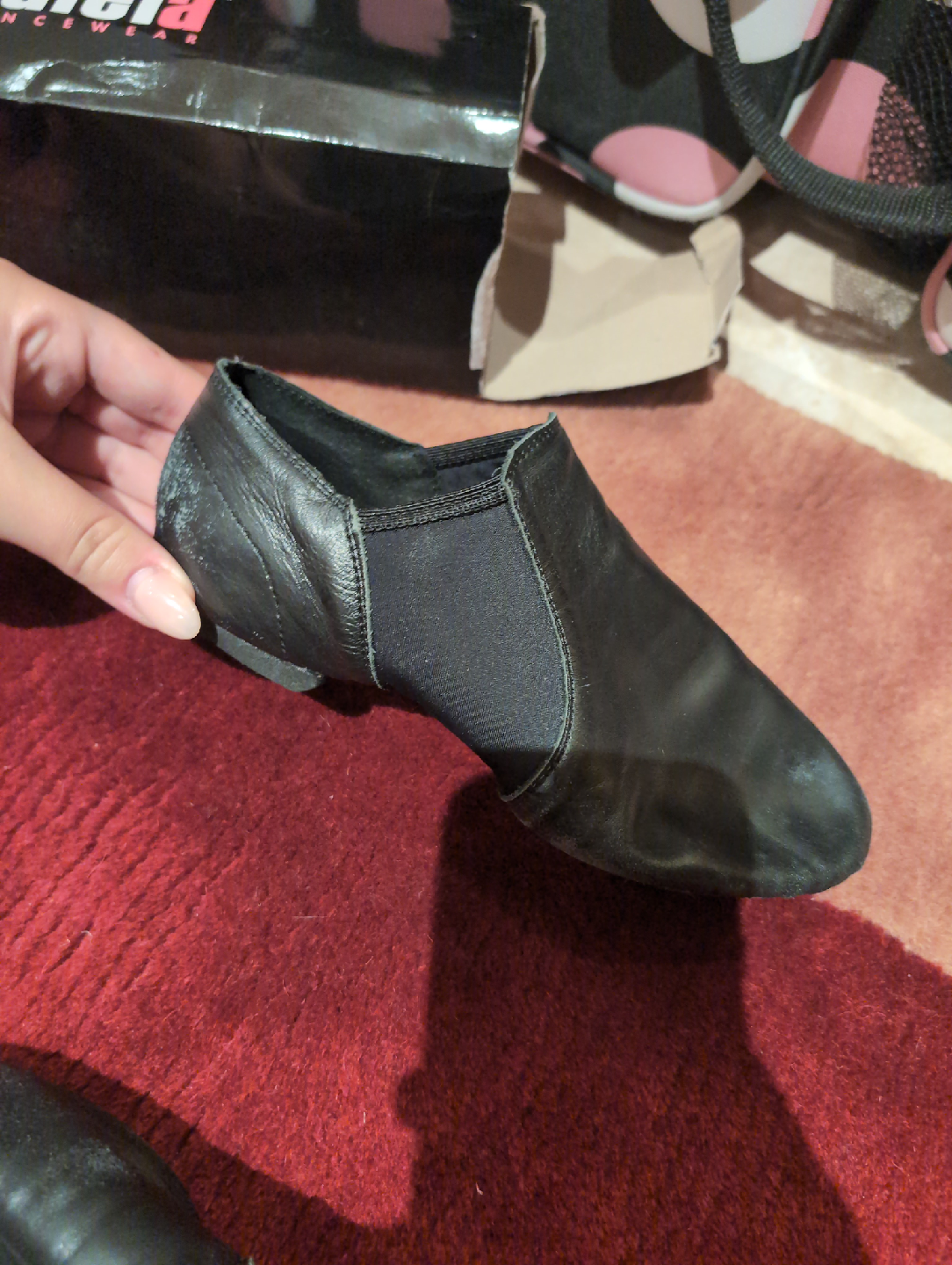 Balera Black Leather Jazz Shoes!! need gone ASAP! - photo 2