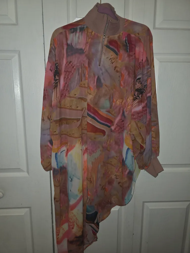 Abstract Print Tunic Dress thumbnail