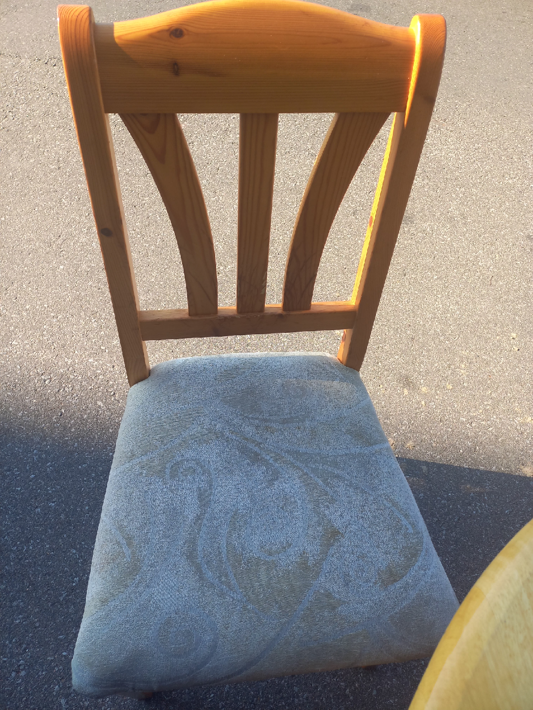 Round Wooden Dining Table with Two Chairs - photo 5