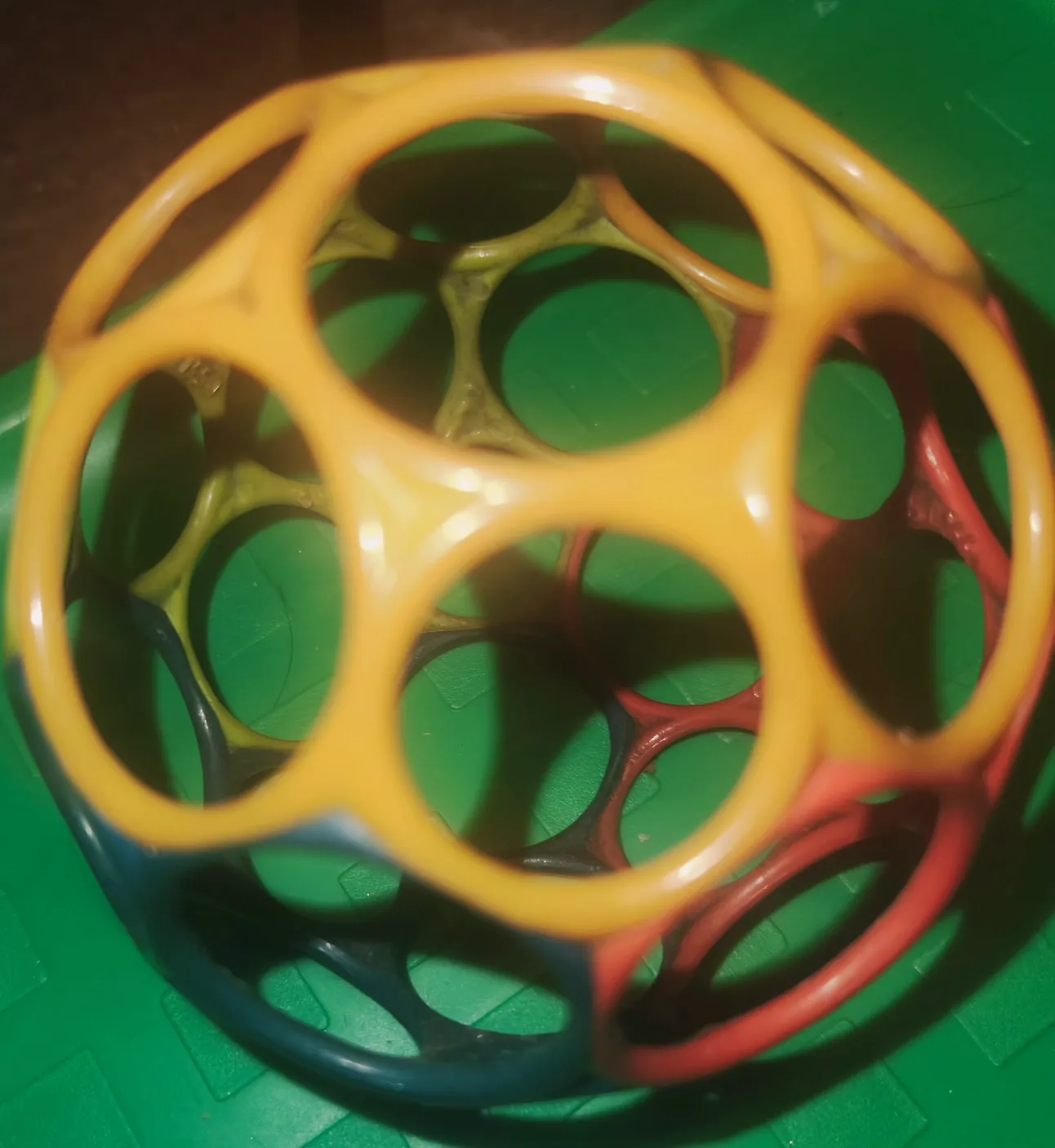 Oball Roll Toy Just A Ball, Notice A Rattle thumbnail