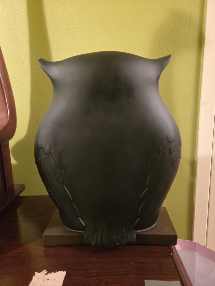 Owl Figurine - Black - photo 2