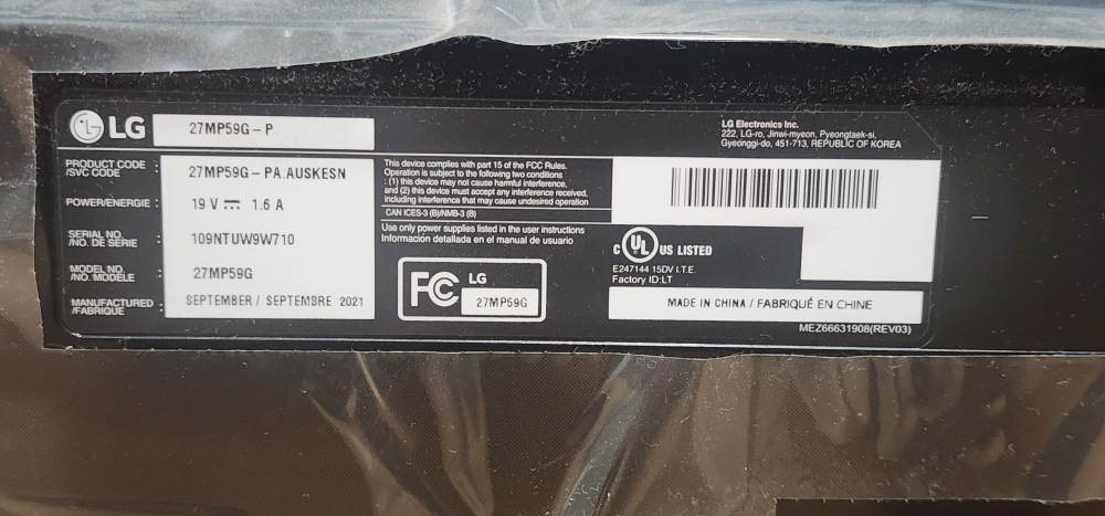 LG 27MP59G-P 27" IPS LED Monitor - photo 2