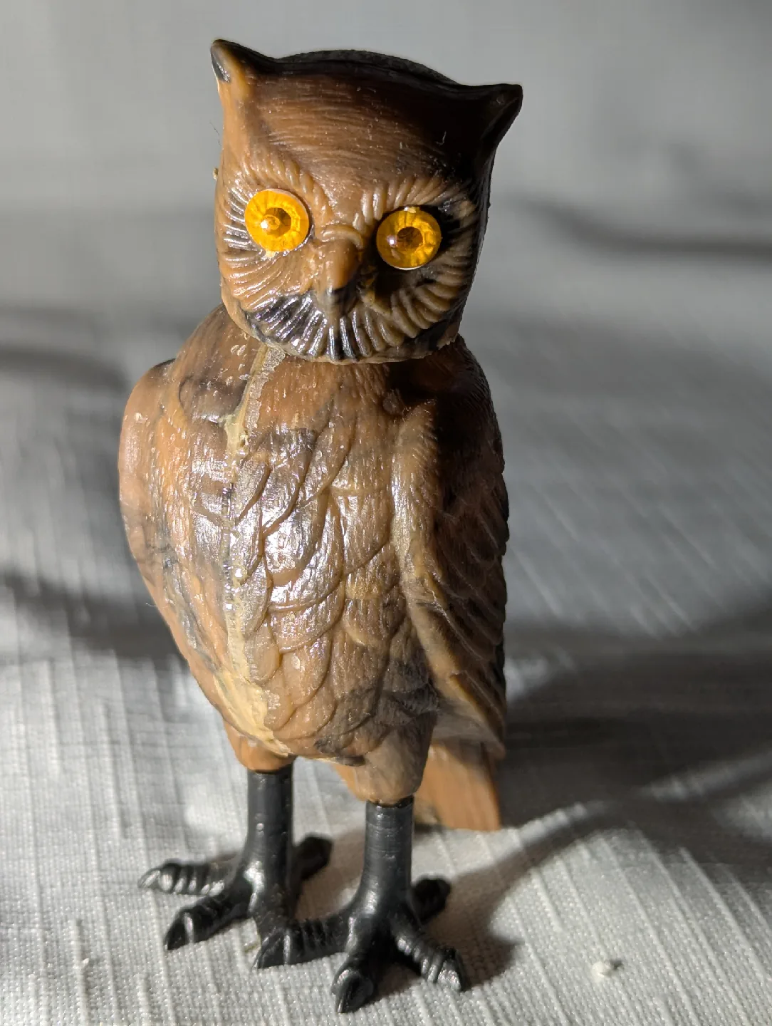 Vintage Owl Nodder Bobble Head Breba 1980s  image indicator(2)