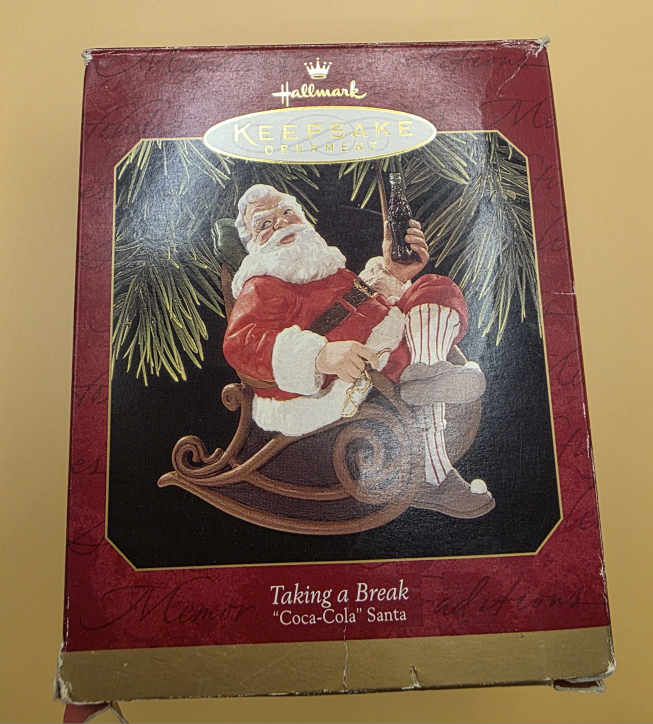 Hallmark Keepsake "Coca-Cola" Santa Ornament - photo 3