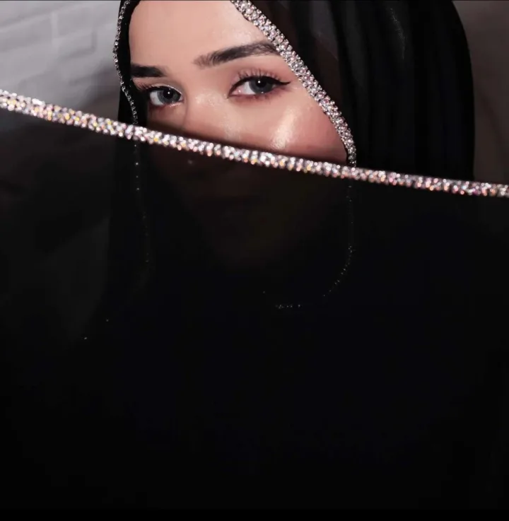 Diamond Trimmed Chiffon Hijab