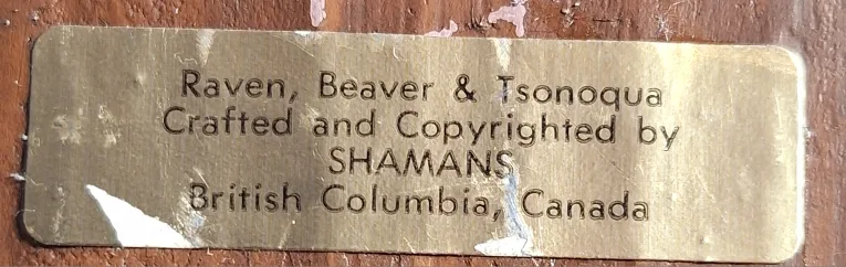 Vintage Hadcrafted Totem Pole by Shamans of BC image indicator(6)