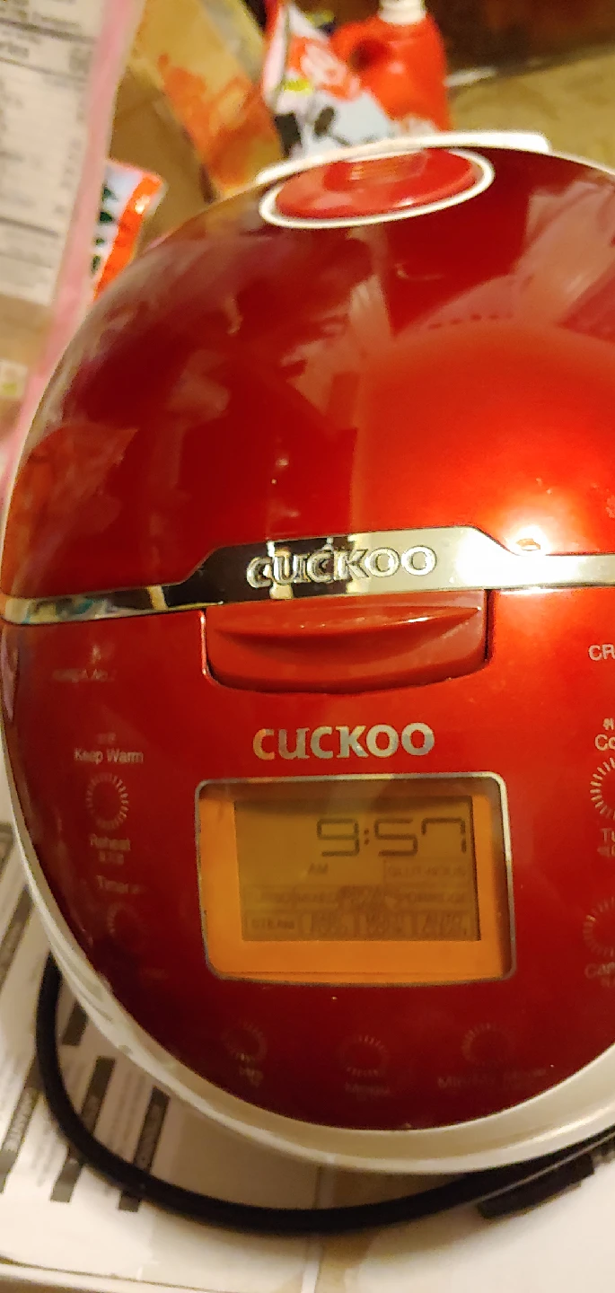 Cuckoo Rice Cooker - Red