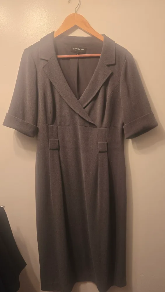 Jones New York Grey Dress 🥕 thumbnail